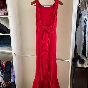 Formal Prom Cocktail Red Dress